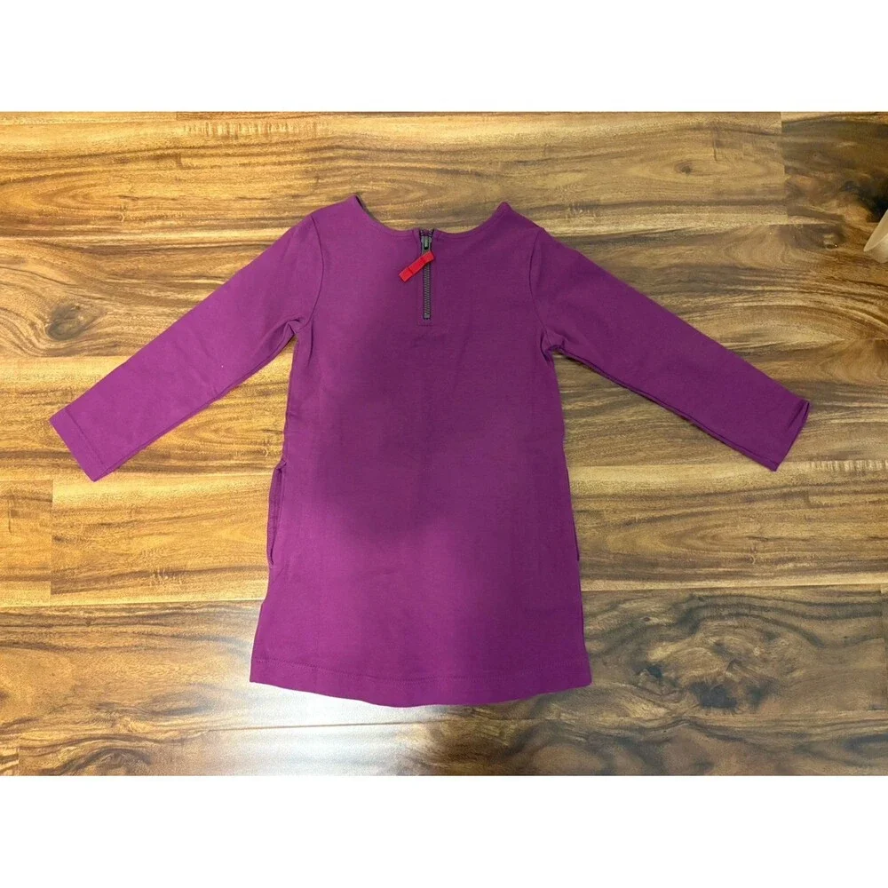 NWOT Primary Sweatshirt Dress, Raspberry, Size 3T